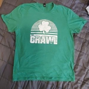 Green quick dry t-shirt